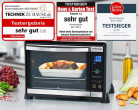 Mini cepeškrāsns Rommelsbacher cepšana un bārbekjū