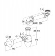 Syfon NICOLL SIPHON FOR BATHROOM BASIN