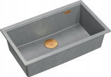 Zlewozmywak GraniteQ LOGAN 110 zlewozmywak silver