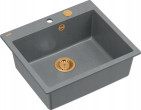 GraniteQ MORGAN 110 izlietne. sudraba akmens