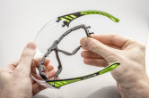 Högert Technik LOTZEN aizsargbrilles caurspīdīgas/zaļas uni