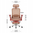 Krzesło biurowe MarkAdler Leadpro 8.7