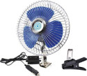 AMiO rotējošais automašīnas ventilators. kas uzstādīts