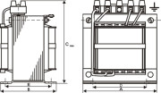 BREVE Transformatoru TMM 250VA 230/24V drošības