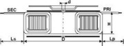 BREVE Toroidālais transformators TTH 600d 230