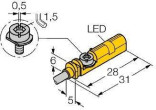 TURCK Magneto-induktīvs virzuļa pozīcijas sensors 10-30V