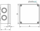 Elektro-Plast korpuss 198 x 248 96mm