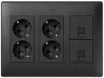 Kontakt-Simon Obudowa montażowa S500 2-modułowa, 4xK45