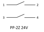 F&F Przekaźnik elektromagnetyczny 2Z 16A P/T