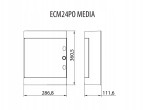 Eti-Polam Multimedia sadales skapis 2x12 uz