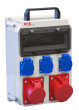 PCE Portatīvais sadales panelis HEL 10M