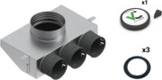 SpiroFlex sadales kārba 3x75/125 izolēta VENT