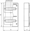 Elektro-Plast Modulārā sadales iekārta 3x12 virsmas