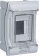 Hager 1x3 virsmas montāžas IP65 Vector