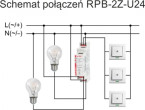 Relpol Bistable relejs 2Z 8A DC