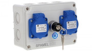 Spamel Rozdzielnica SP22-SAA-01 2x3x16A INA=10A IP54