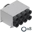 SpiroFlex 8x75/200 divrindu izolētas sadales kārbas