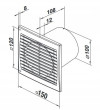 Ventika Aksiālais ventilators fi100 230V 14W