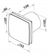 Ventika Izplūdes ventilators fi 100 230V
