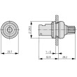 Eaton potenciometrs 10kOhm 0.5W 22mm