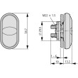 Eaton Poga. dubultās M22-DDl-GR-GB1/GB0 216702 [Przycisk]