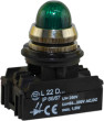 Signāla lampa Promet 22mm zaļa AC