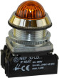 Signāla lampa Promet 30mm dzeltena AC