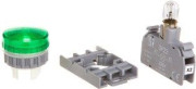Spamel signāllampa 22 mm zaļa (SP22-LZ-230-BA9S