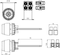 Spamel Sygnalizator dźwiękowy 24AC ST22-SD-24AC