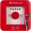 Elektromet Ręczny ostrzegacz pożarowy z zamkiem