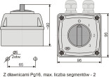 Electromet Cam slēdzis 0-1-2-3 3P 16A