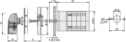 Electromet Cam slēdzis 0-1-2 3P 16A