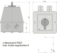 Elektromet Cam slēdzis 0-I 3P 80A