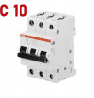 ABB SLĒDZIS SZ203-C10 6KA 10A 3P