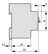 Eaton miniatūrais automātiskais slēdzis 3 3P