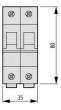 Eaton automātiskais slēdzis 2 2P C