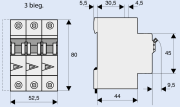 Eaton miniatūrais automātiskais slēdzis FAZ 3
