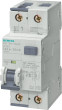 Siemens kombinētais ķēdes pārtraucējs RCBO tipsA