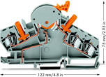 Wago atvienošanas-mērīšanas savienotājs 6mm2 strāvas transformatoriem