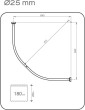 Pusopulārā rādītāja sliede TSEM800131 [Sourcing SEMI-CIRCULAR