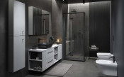 Cersanit S932-125 eņģes kabīnes DURVIS DU�