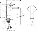 Bateria umywalkowa Hansgrohe Washbasin faucet Vivenis