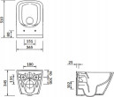 Cersanit tualetes pods HUNG BOWL UM