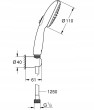 Grohe Tempesta 110 dušas sliedes komplekts