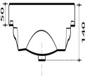 Riva Skapis ar Washbasin SA40 baltu