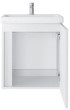 Riva Skapis ar Washbasin WTU-50WH-PM BALT