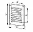 AWENTA Awenta MTA MTA10N ventilācijas režģis