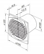 Ventika Aksiālais ventilators fi 100 230V