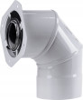 SpiroFlex 60/100-80/125 IMK adapteris (ceļgalam) balts