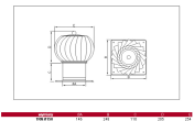 Dospel Chimney Trn 200mm cinkots 007-0417